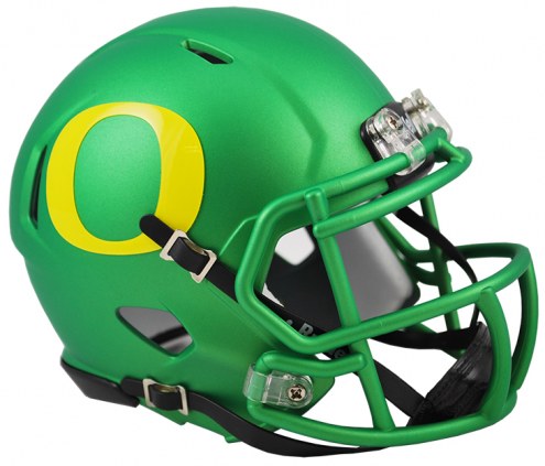Oregon Ducks Riddell Speed Mini Collectible Apple Green Football Helmet