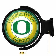 Oregon Ducks Round Rotating Lighted Wall Sign