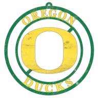 Oregon Ducks Team Logo Cutout Door Hanger
