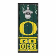 Oregon Ducks Wood Bottle Opener