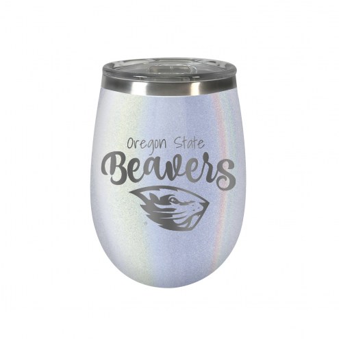 Oregon State Beavers 10 oz. Opal Blush Wine Tumbler