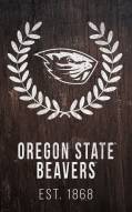 Oregon State Beavers 11" x 19" Laurel Wreath Sign