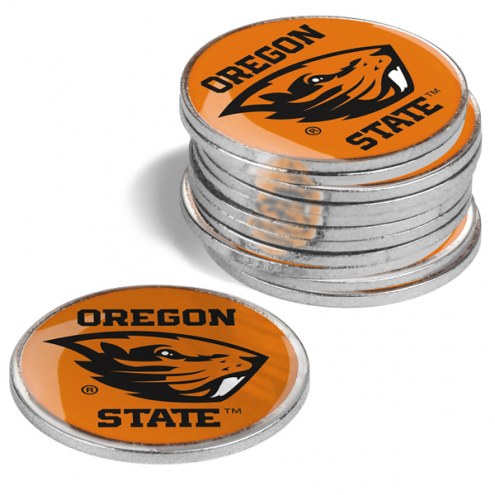 Oregon State Beavers 12-Pack Golf Ball Markers