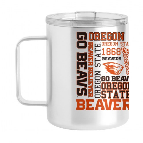 Oregon State Beavers 15 oz. Spirit Stainless Steel Mug