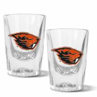 Oregon State Beavers 2 oz. Prism Shot Glass Set