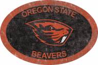 Oregon State Beavers 46" Team Color Oval Sign