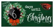 Oregon State Beavers 6" x 12" Chalk Christmas Countdown Sign