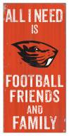 Oregon State Beavers 6" x 12" Friends & Family Sign