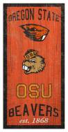 Oregon State Beavers 6" x 12" Heritage Sign