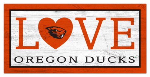 Oregon State Beavers 6&quot; x 12&quot; Love Sign