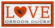 Oregon State Beavers 6" x 12" Love Sign