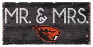 Oregon State Beavers 6" x 12" Mr. & Mrs. Sign