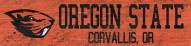Oregon State Beavers 6" x 24" Team Name Sign
