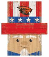 Oregon State Beavers 6" x 5" Patriotic Head