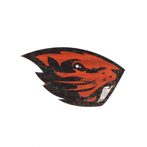 Oregon State Beavers 8&quot; Team Logo Cutout Sign