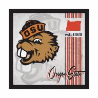 Oregon State Beavers Album 10" x 10" Sign