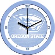 Oregon State Beavers Baby Blue Wall Clock