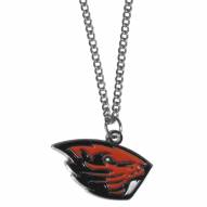 Oregon State Beavers Chain Necklace with Small Charm