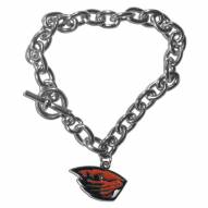 Oregon State Beavers Charm Chain Bracelet
