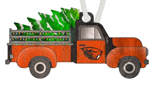 Oregon State Beavers Christmas Truck Ornament