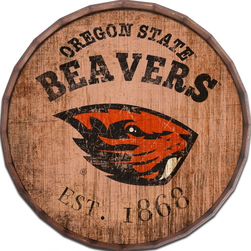 Oregon State Beavers Established Date 16&quot; Barrel Top