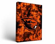 Oregon State Beavers Fight Song Canvas Wall Art