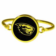 Oregon State Beavers Gold Tone Bangle Bracelet
