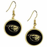 Oregon State Beavers Gold Tone Earrings