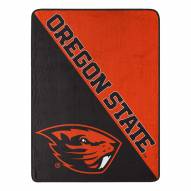 Oregon State Beavers Halftone Micro Raschel Throw Blanket