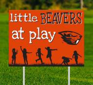 Oregon State Beavers Little Fans at Play 2-Sided Yard Sign