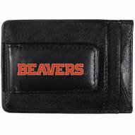 Oregon State Beavers Logo Leather Cash and Cardholder