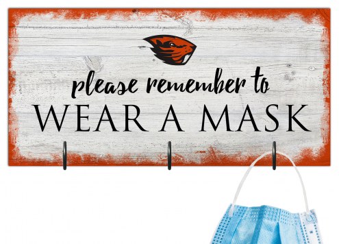 Oregon State Beavers Please Wear Your Mask Sign
