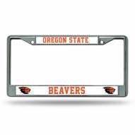 Oregon State Beavers Chrome License Plate Frame