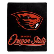 Oregon State Beavers Signature Raschel Throw Blanket