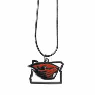 Oregon State Beavers State Charm Necklace
