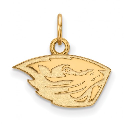 Oregon State Beavers Sterling Silver Gold Plated Extra Small Pendant