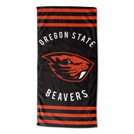 Oregon State Beavers Stripes Beach Towel