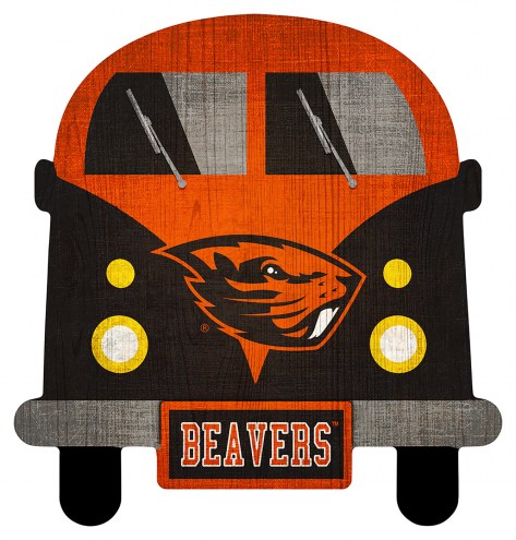 Oregon State Beavers Team Bus Sign