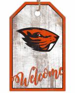 Oregon State Beavers Welcome Team Tag 11" x 19" Sign