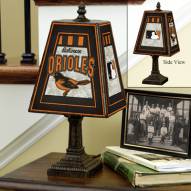 Baltimore Orioles MLB Hand-Painted Art Glass Table Lamp