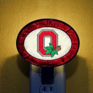 Ohio State Buckeyes NCAA Stained Glass Night Light