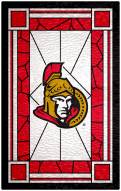 Ottawa Senators 11" x 19" Stained Glass Sign