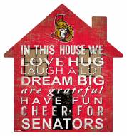 Ottawa Senators 12" House Sign