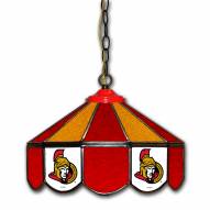 Ottawa Senators 14" Glass Pub Lamp