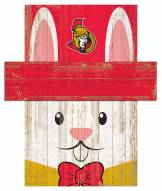 Ottawa Senators 19" x 16" Easter Bunny Head