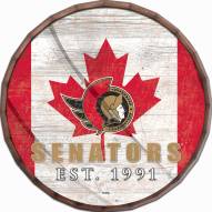 Ottawa Senators 24" Flag Barrel Top