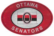 Ottawa Senators 46" Heritage Logo Oval Sign