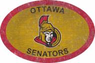 Ottawa Senators 46" Team Color Oval Sign