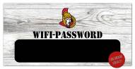Ottawa Senators 6" x 12" Wifi Password Sign