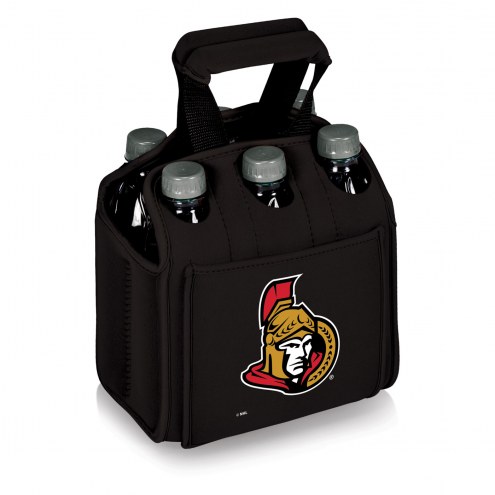 Ottawa Senators Black Six Pack Cooler Tote
